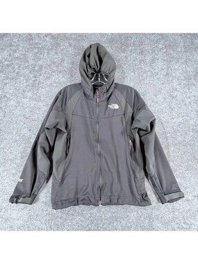 The North Face Summit Series Windstopper Jacket Womens M Black Full-Zip Hooded